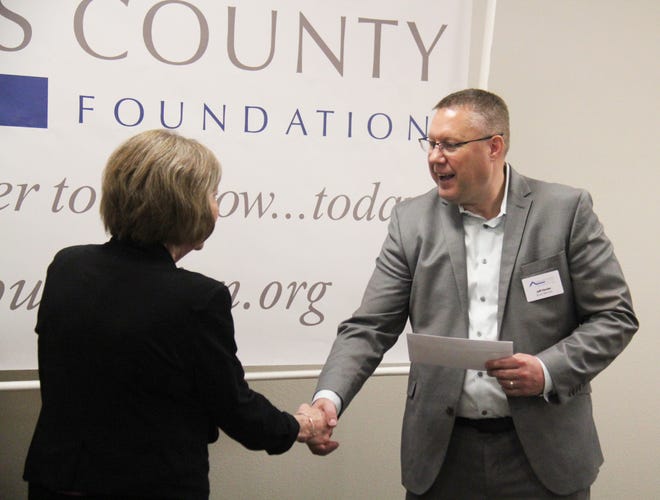 City of Granger receives a Dallas County Foundation grant during a presentation on Tuesday, April 23, 2024, at the Granger Community Center.