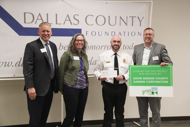 City of Dexter receives a Dallas County Foundation and Grow Greene County grant during a presentation on Tuesday, April 23, 2024, at the Granger Community Center.