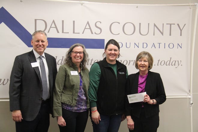 City of Granger receives a Dallas County Foundation grant during a presentation on Tuesday, April 23, 2024, at the Granger Community Center.